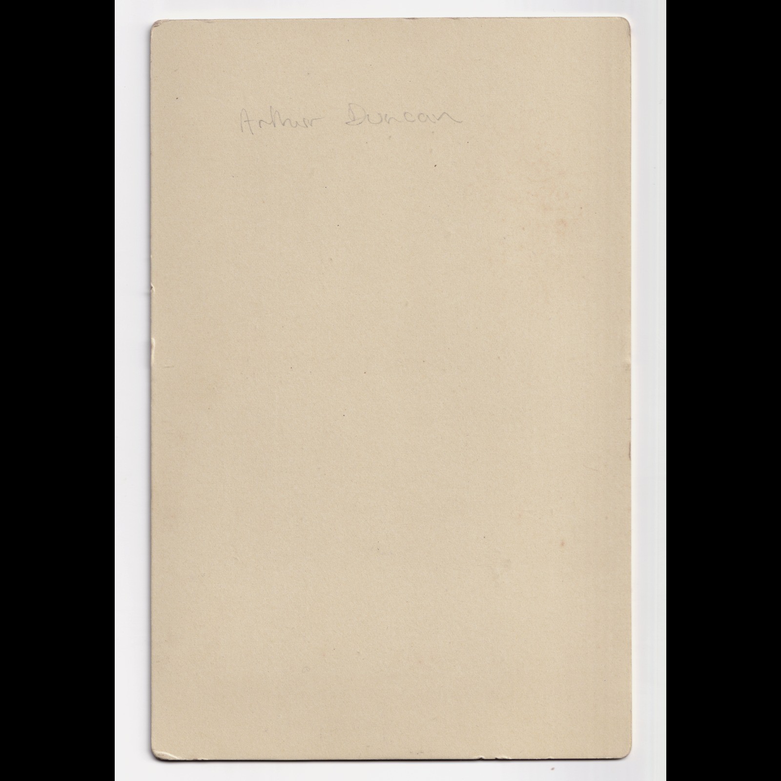 Cabinet Card: Cabinet Card: Bara, AYR. N.B Card, Young Man, Possibly an Arthur Duncan.: catalogue image 12