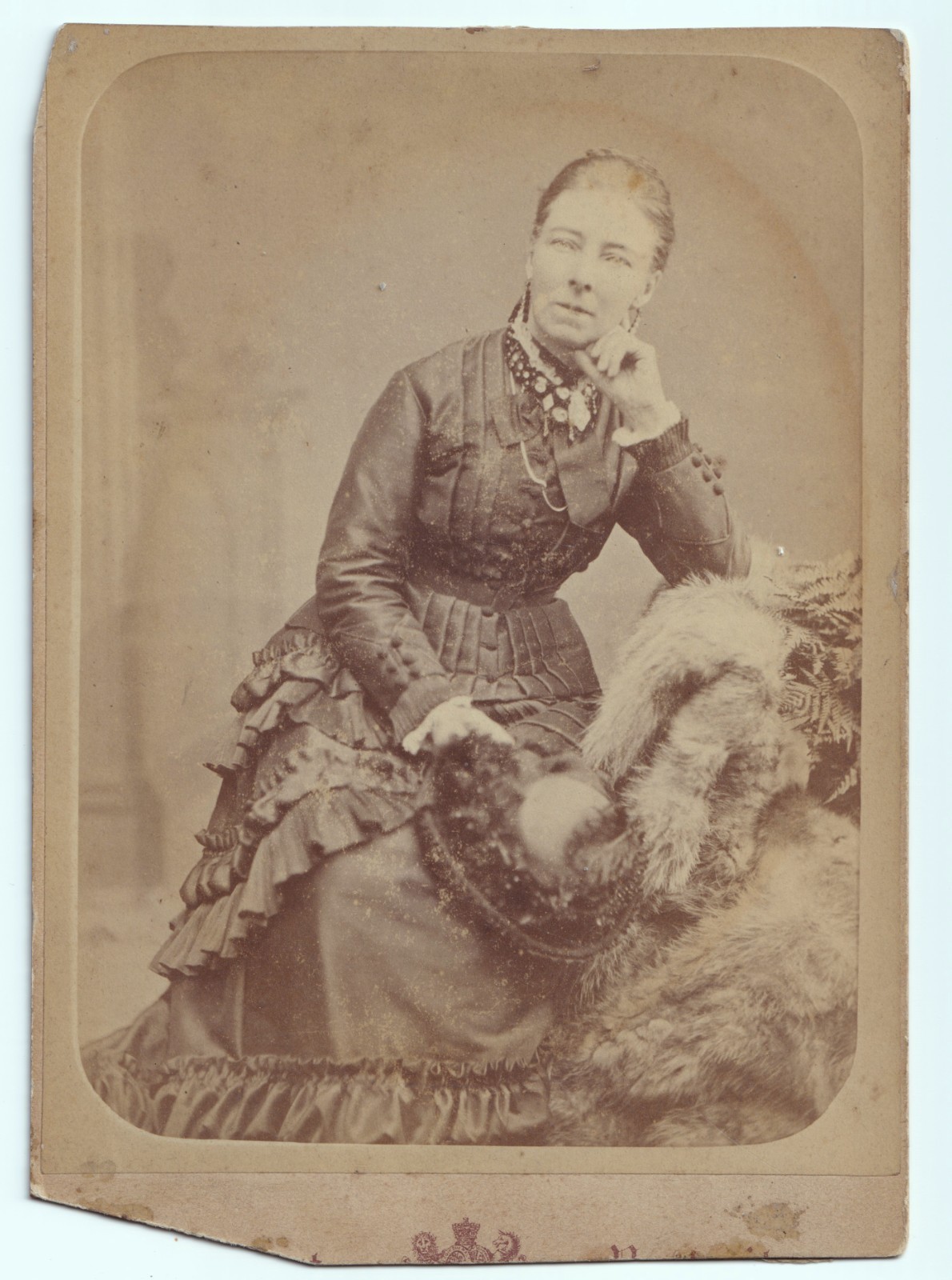 Cabinet Card: Cabinet Card: Chancellor, Dublin. Possibly Identified. HELENA BULWER.: HELENA BULWER, Bulwer: catalogue image 1