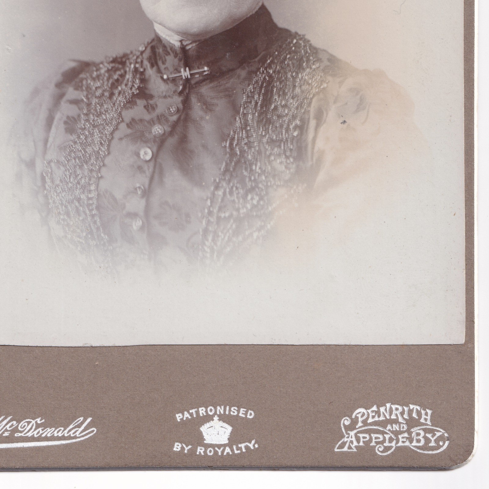 Cabinet Card: Cabinet Card: E. Mc Donald. Penrith & Appleby. Older Lady Wearing Hat or Cap.: catalogue image 7
