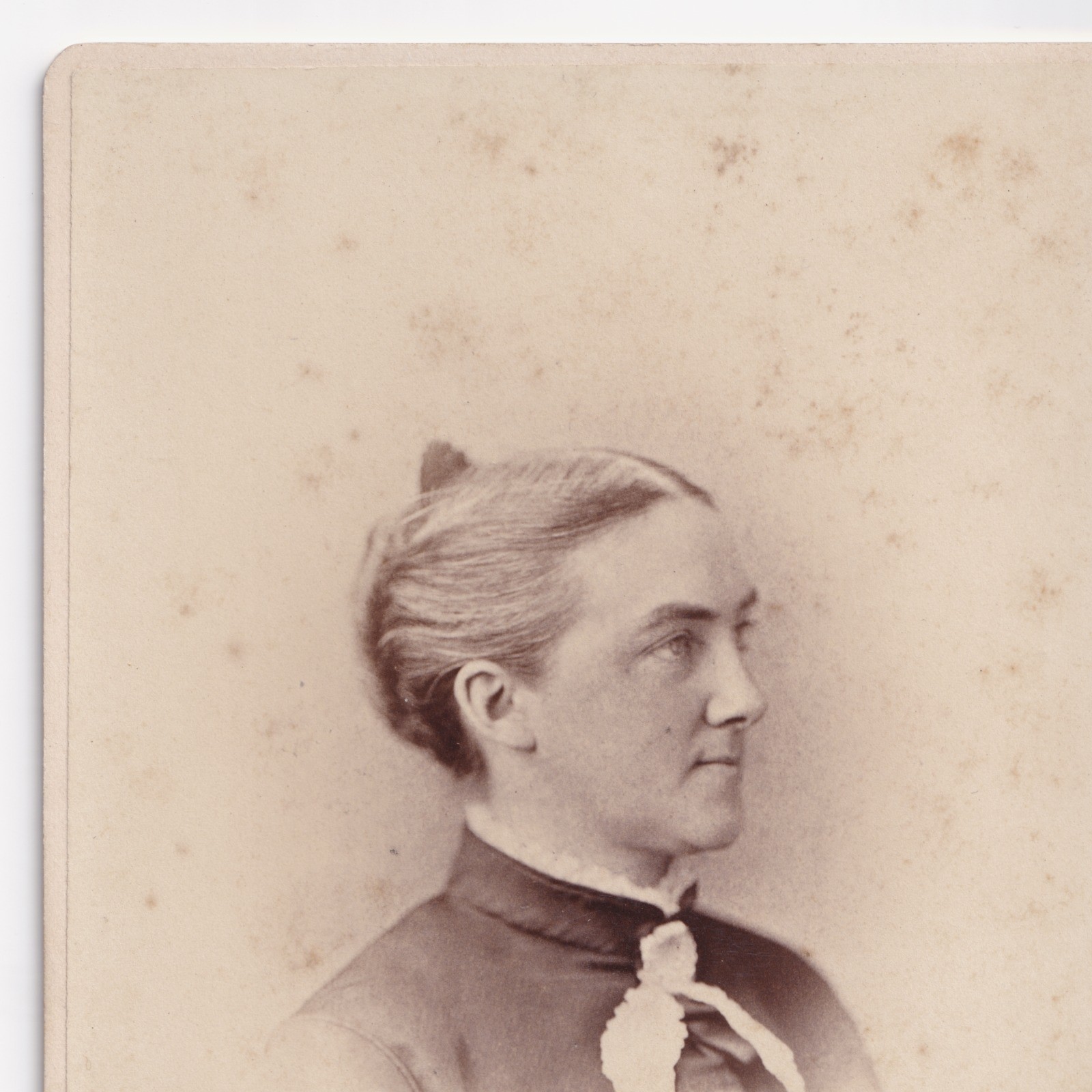 Cabinet Card: Cabinet Card: Ellen Swallow Richards, Pioneer Woman Scientist MIT. Hardy, Boston: catalogue image 4