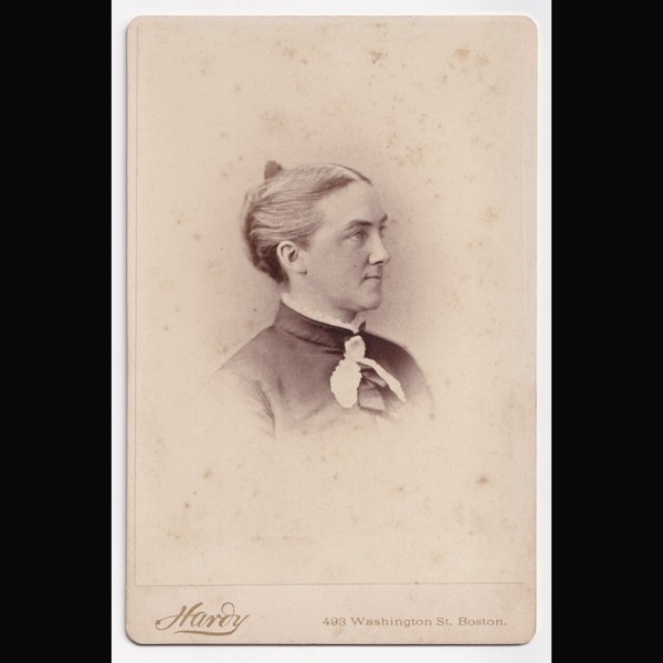 Cabinet Card: Cabinet Card: Ellen Swallow Richards, Pioneer Woman Scientist MIT. Hardy, Boston: catalogue image 1