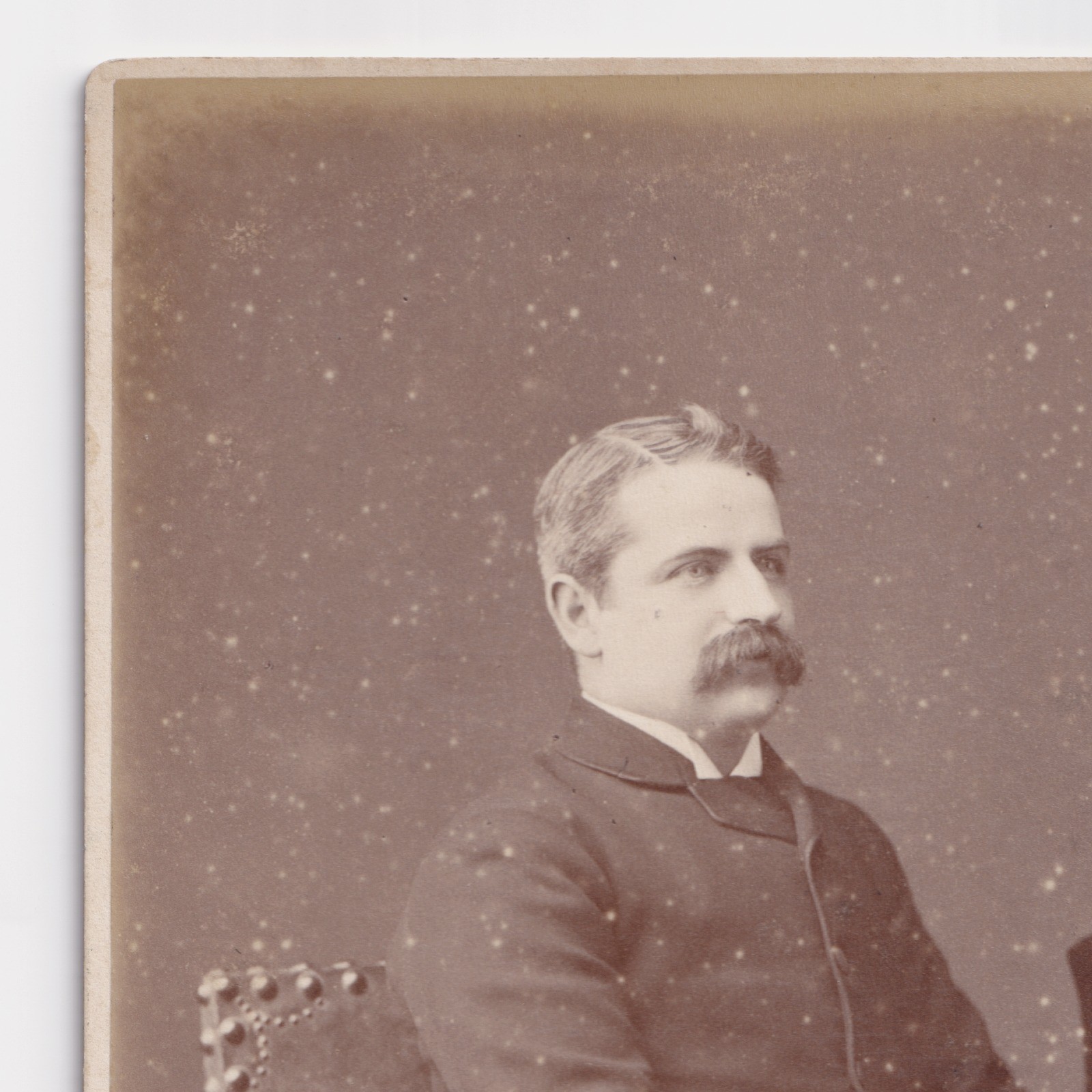Cabinet Card: Cabinet Card: Elliott & Fry, London. Well-Dressed Man, with Full Moustache.: catalogue image 5