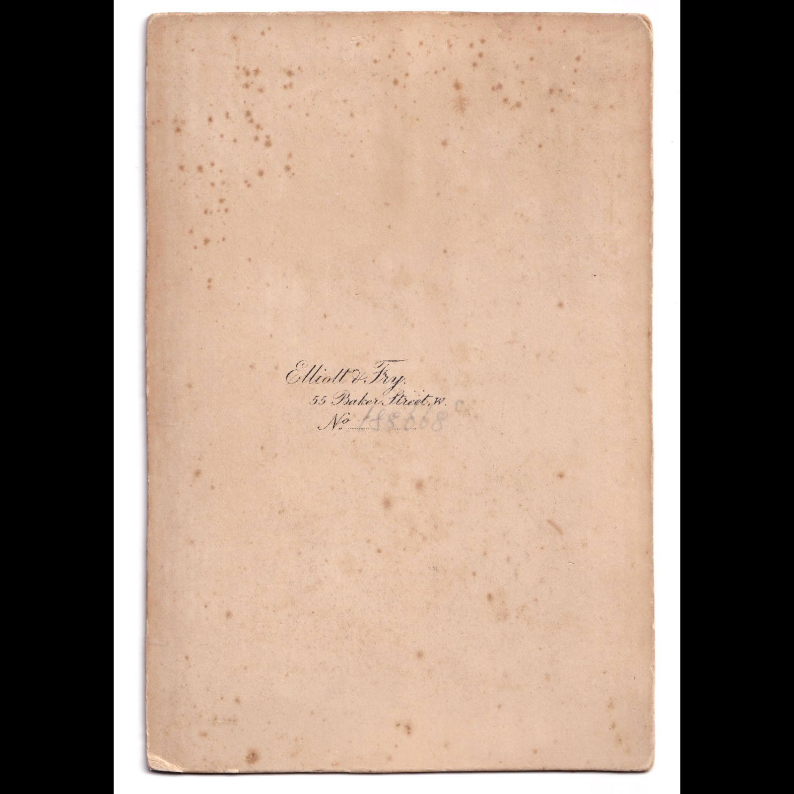 Cabinet Card: Cabinet Card: Elliott & Fry, Woman Wearing Day Cap, Dark Outfit.: catalogue image 12