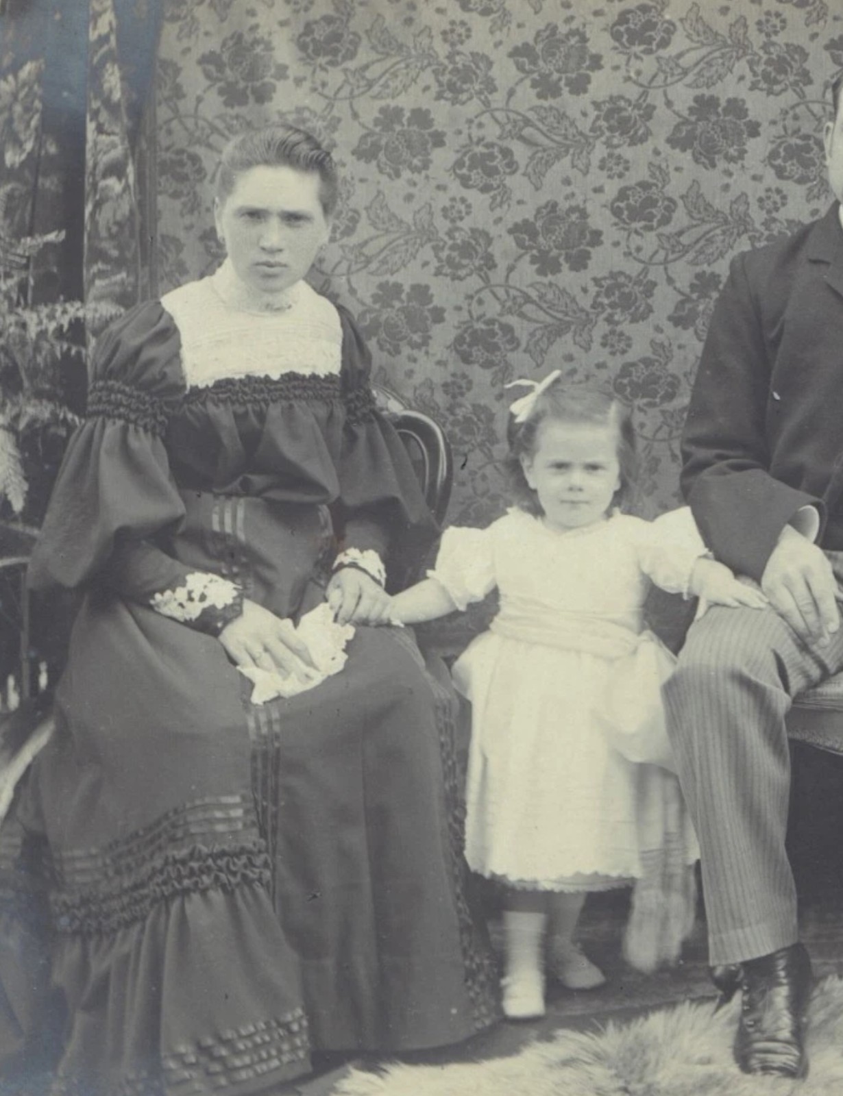 Cabinet Card: Cabinet Card: Family Portrait, Parents with Children, H. H. Lee Card, Croydon: catalogue image 2