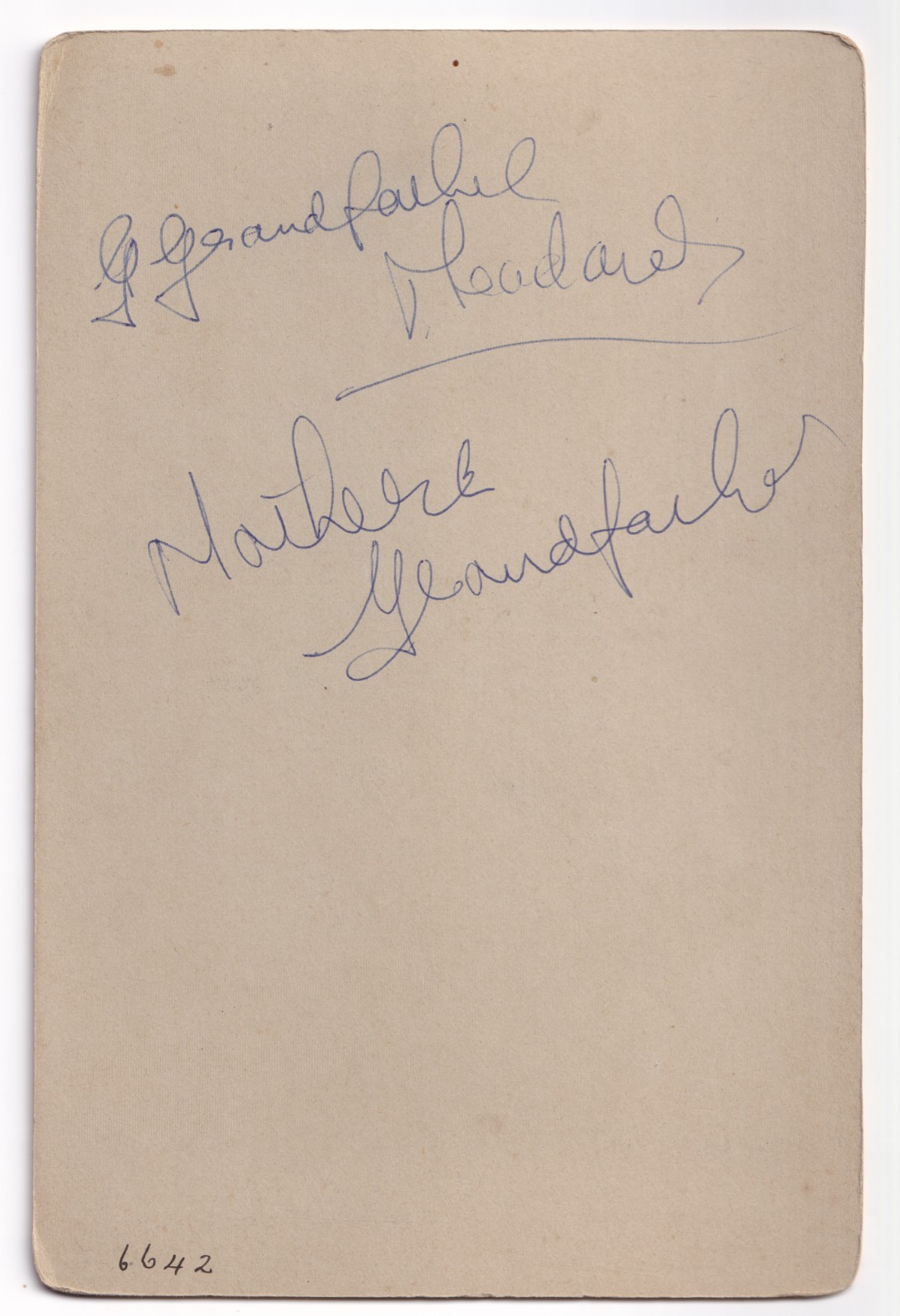 Cabinet Card: Cabinet Card: Gentleman with Beard. Walter Baker, Highgate Studios Birmingham.: catalogue image 2