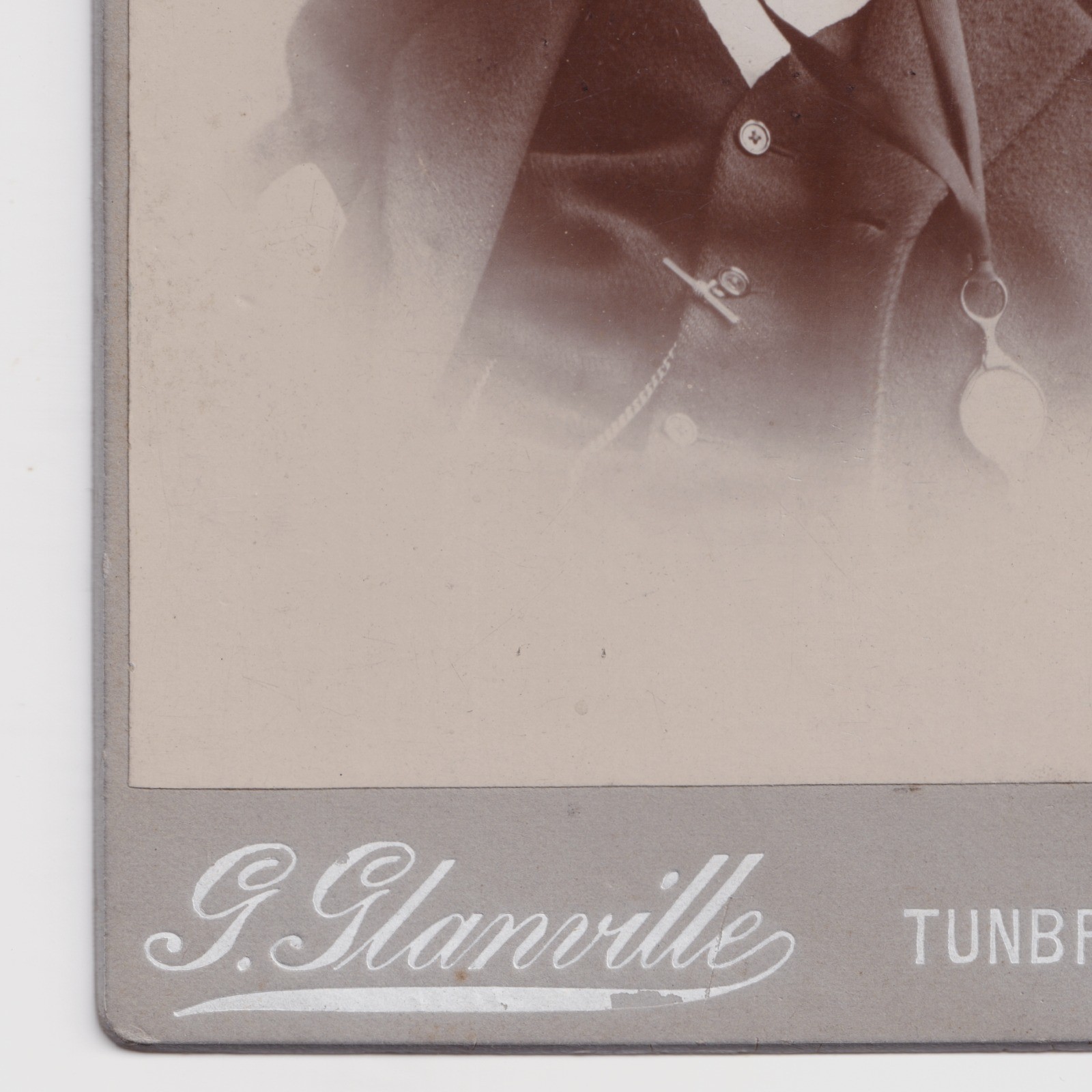 Cabinet Card: Cabinet Card: Geo Glanville, Tunbridge Wells. Older Gentleman.: catalogue image 10