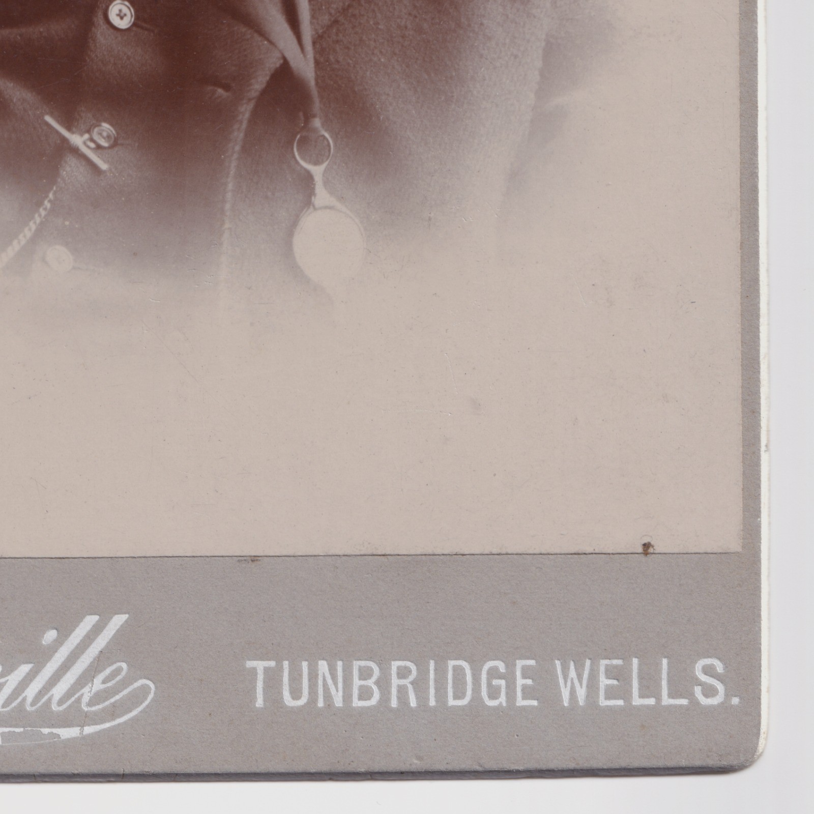 Cabinet Card: Cabinet Card: Geo Glanville, Tunbridge Wells. Older Gentleman.: catalogue image 11