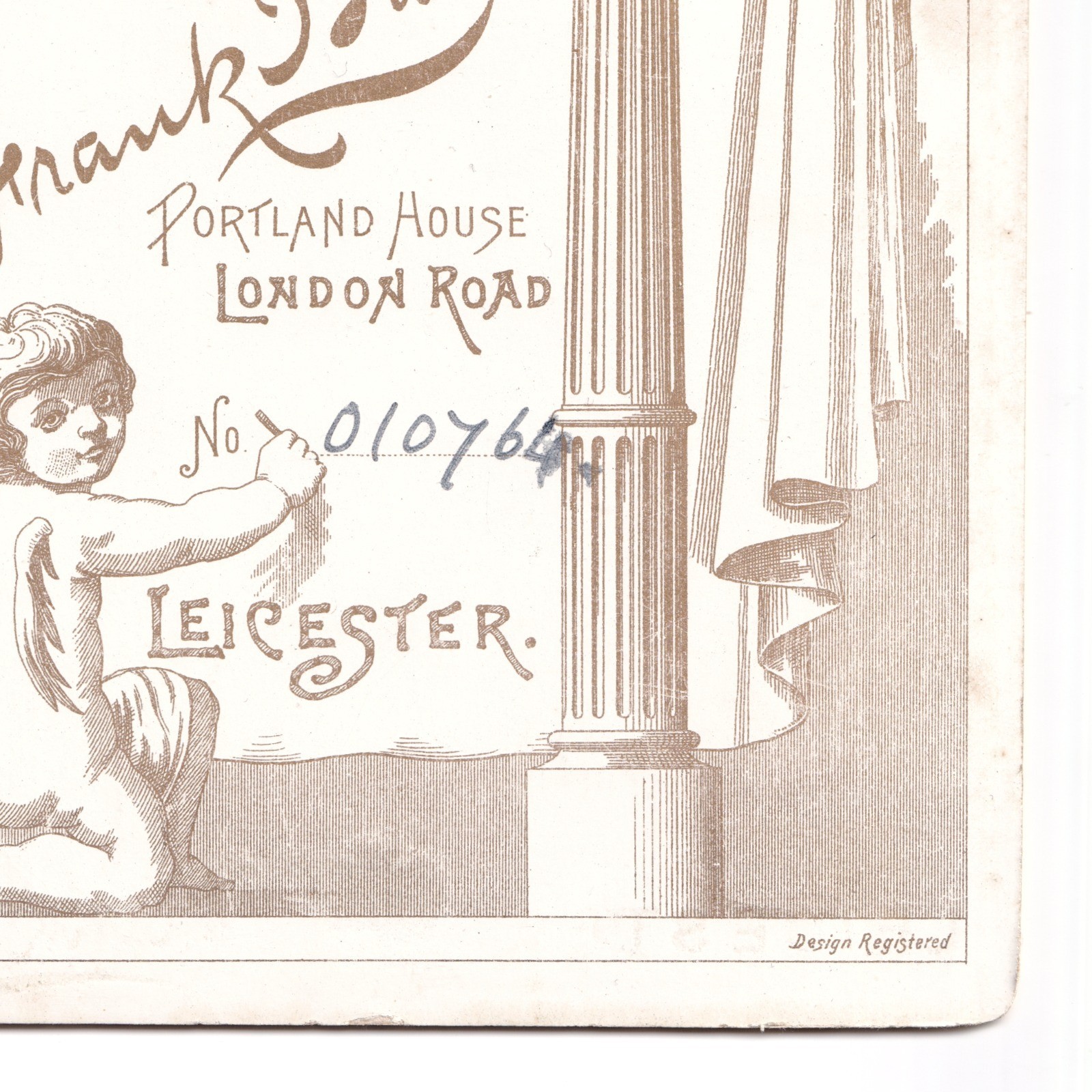 Cabinet Card: Cabinet Card: Group or Family Portrait. Frank Brown, Leicester Card.: catalogue image 17