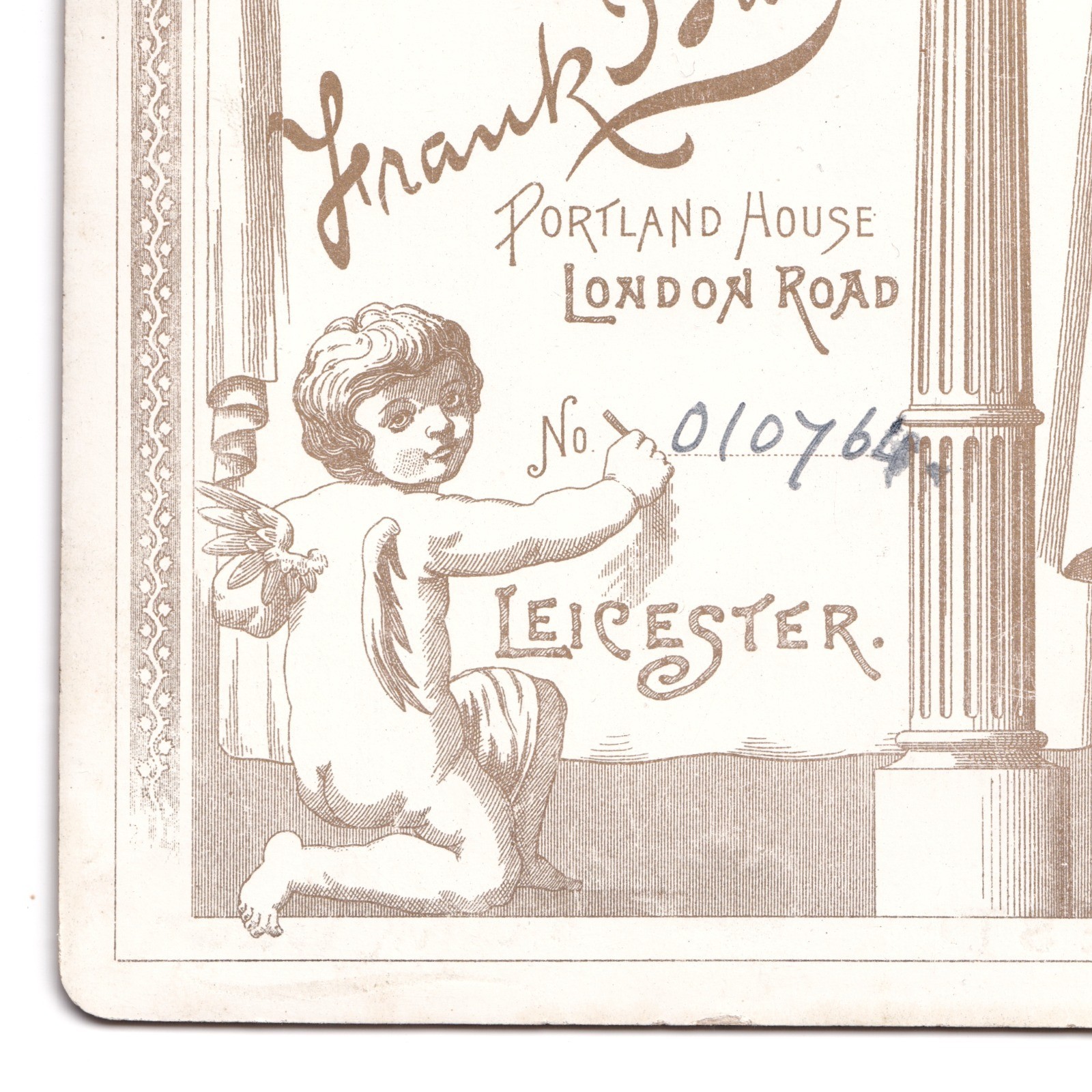 Cabinet Card: Cabinet Card: Group or Family Portrait. Frank Brown, Leicester Card.: catalogue image 18