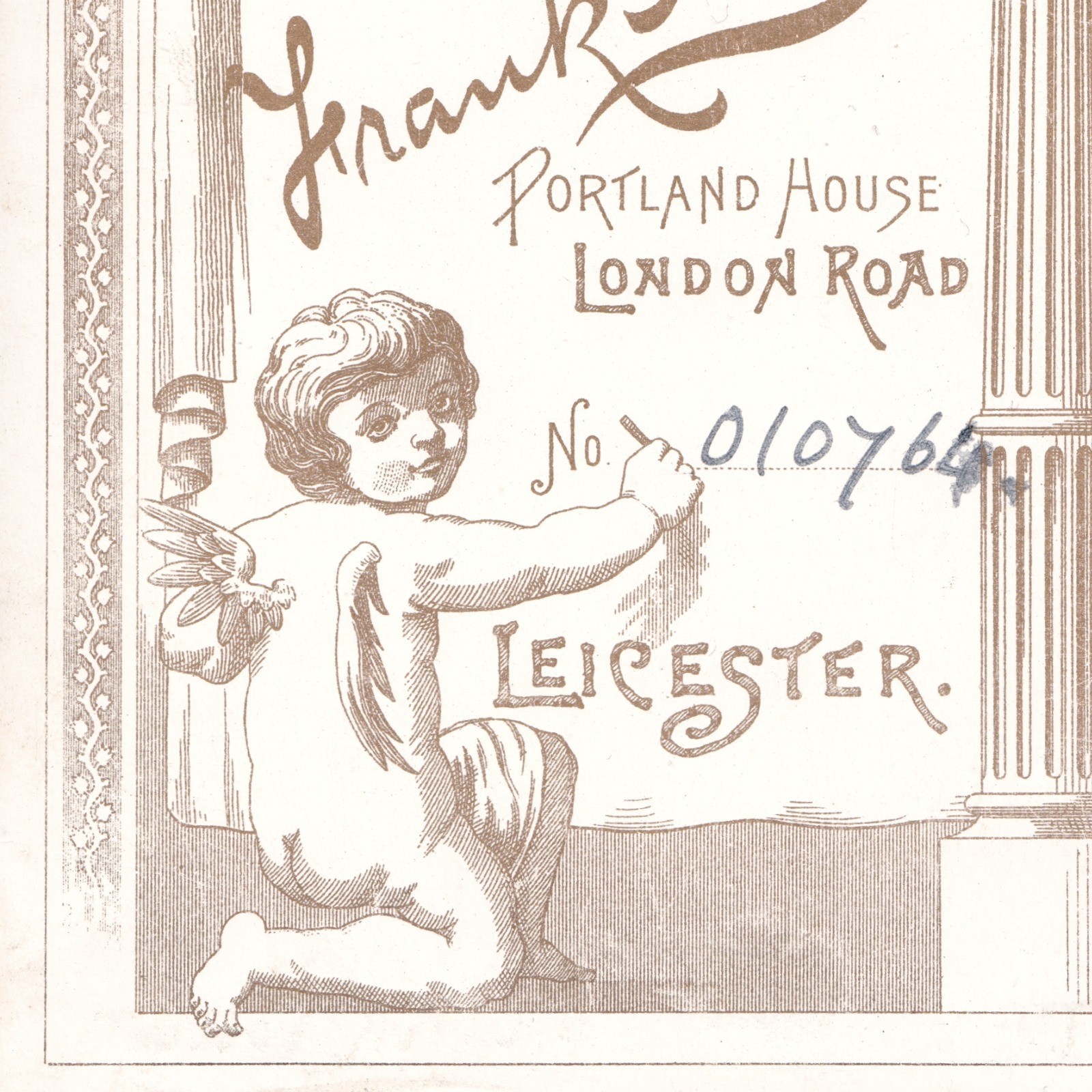 Cabinet Card: Cabinet Card: Group or Family Portrait. Frank Brown, Leicester Card.: catalogue image 22