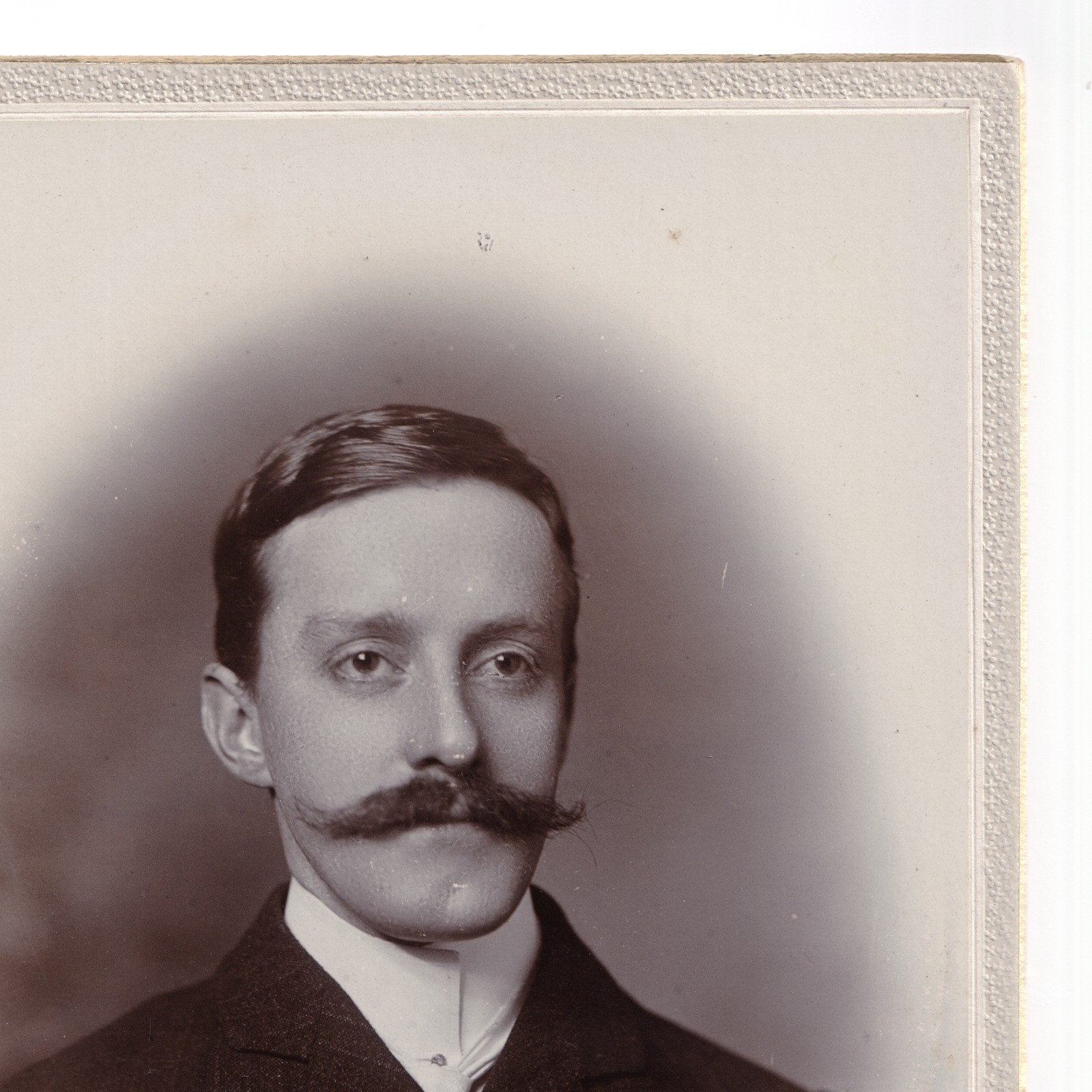 Cabinet Card: Cabinet Card: Leuchars, Chesterfield. Smart Young Man, Shaped Moustache.: catalogue image 11