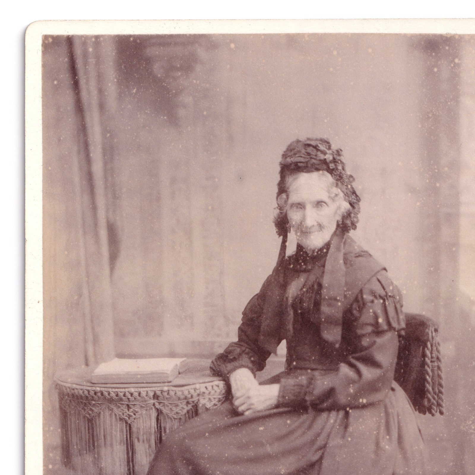 Cabinet Card: Cabinet Card: Older Woman Seated. C. Plews Card, Houghton Le Spring.: catalogue image 11