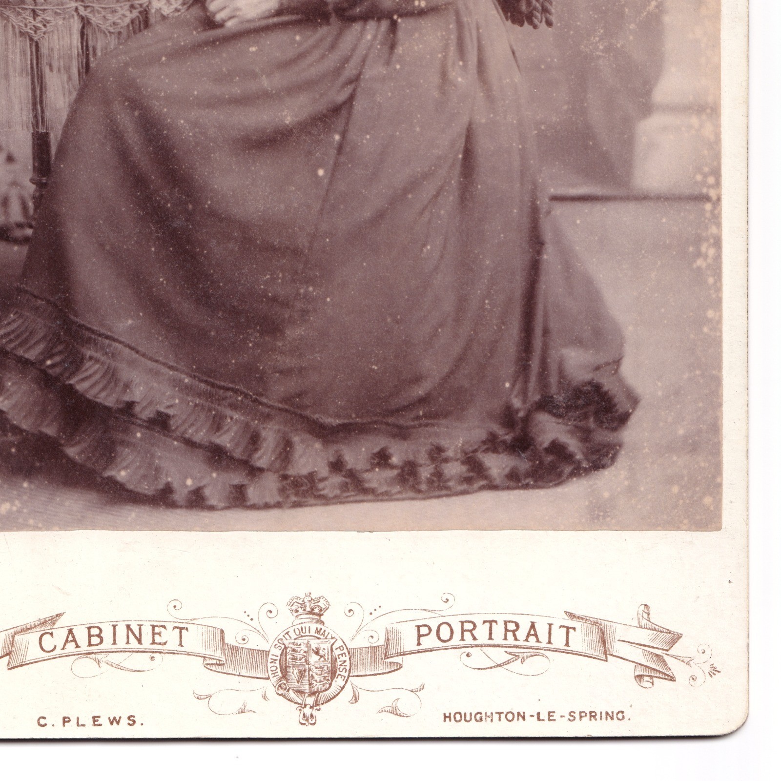 Cabinet Card: Cabinet Card: Older Woman Seated. C. Plews Card, Houghton Le Spring.: catalogue image 13
