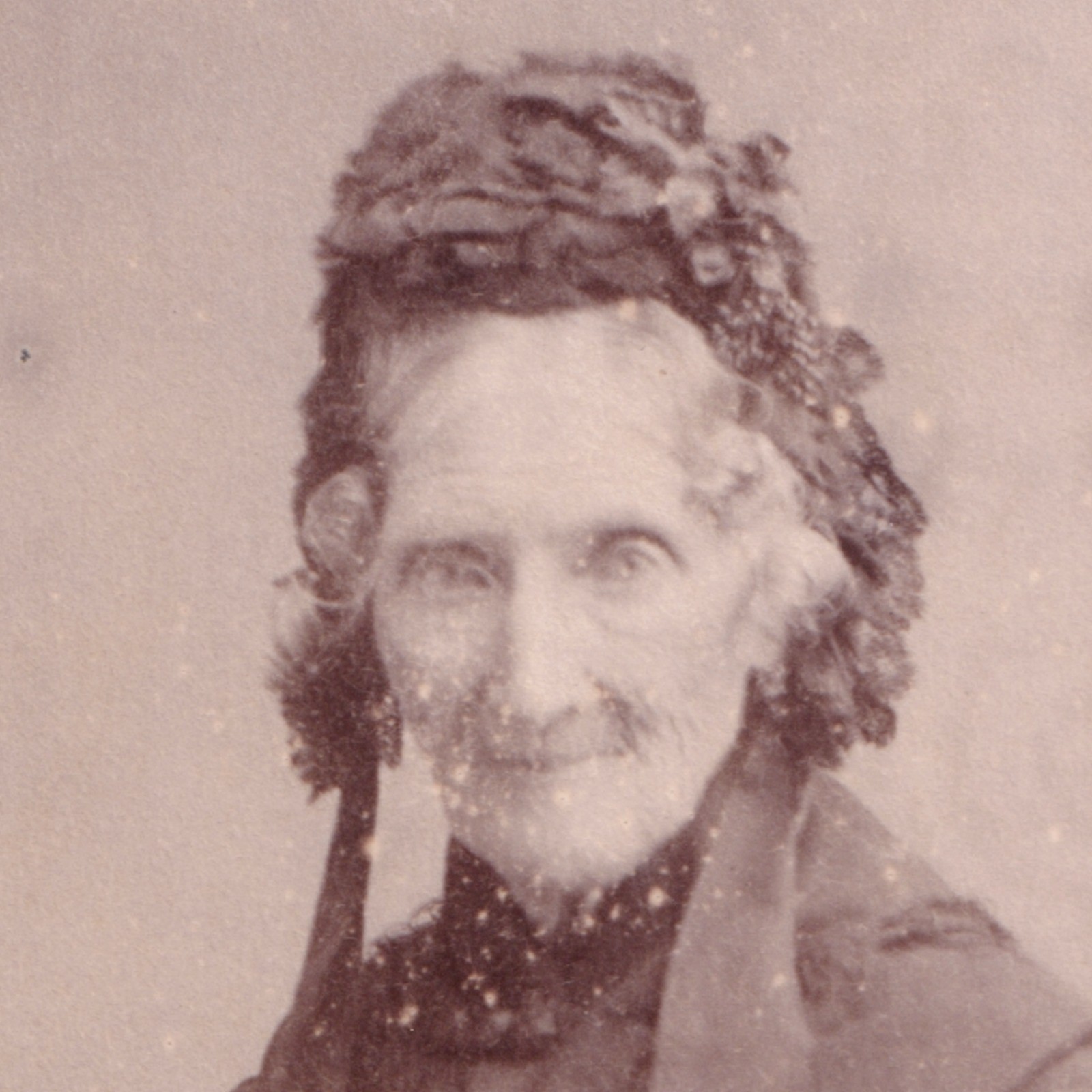 Cabinet Card: Cabinet Card: Older Woman Seated. C. Plews Card, Houghton Le Spring.: catalogue image 2