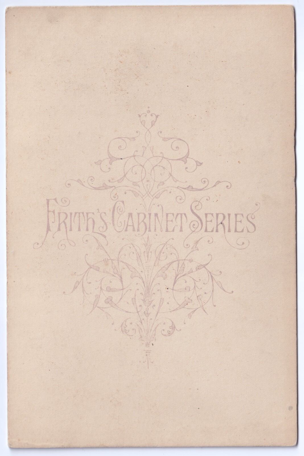 Cabinet Card: Cabinet Card: Peveril Castle, Frith's Cabinet Series.: catalogue image 2