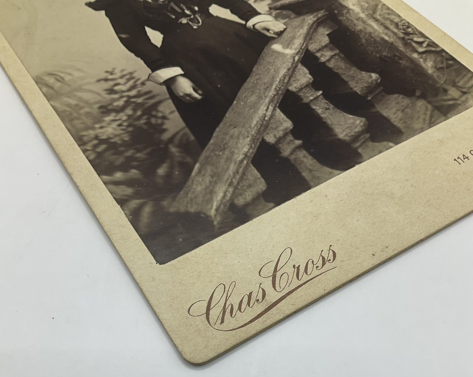 Cabinet Card: Cabinet Card: Photograph, Woman, possibly of Ethnic Origin, in Elegant Attire.: catalogue image 4