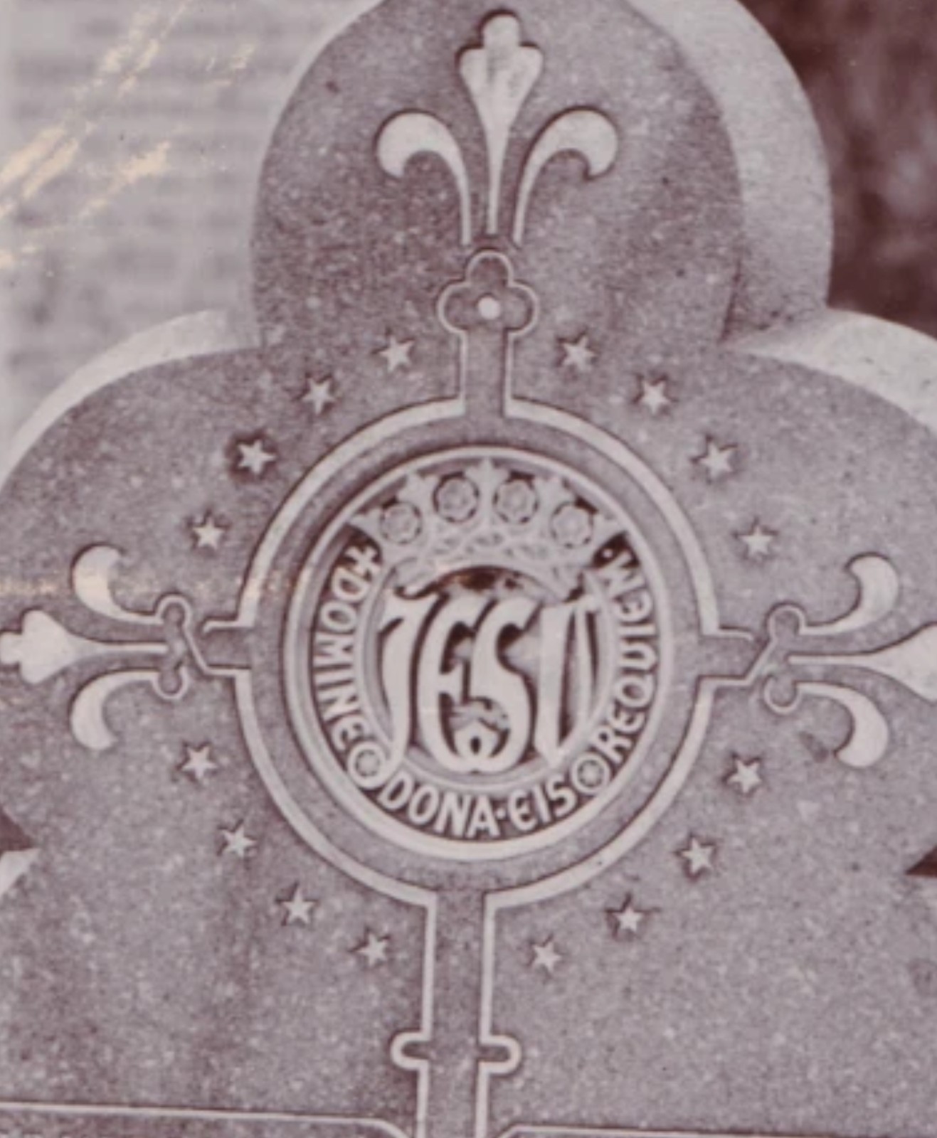 Cabinet Card: Cabinet Card: Sheffield Card. Gravestone for Brown Family Name.: catalogue image 9