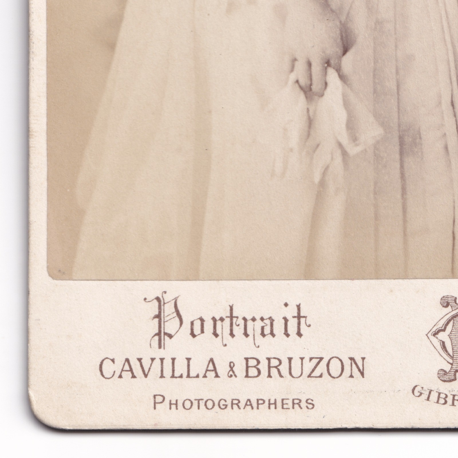Cabinet Card: Cabinet Card: Two Women, Possibly Related. Cavilla & Bruzon Card, Gibraltar: catalogue image 15