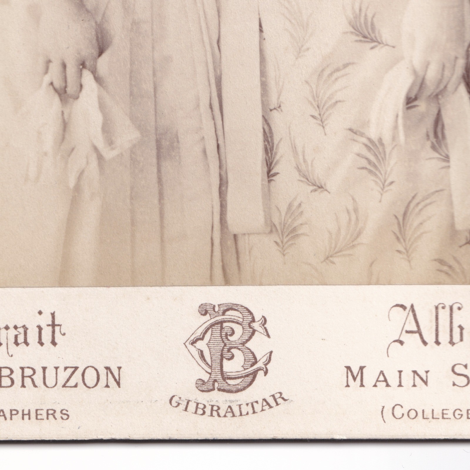 Cabinet Card: Cabinet Card: Two Women, Possibly Related. Cavilla & Bruzon Card, Gibraltar: catalogue image 16