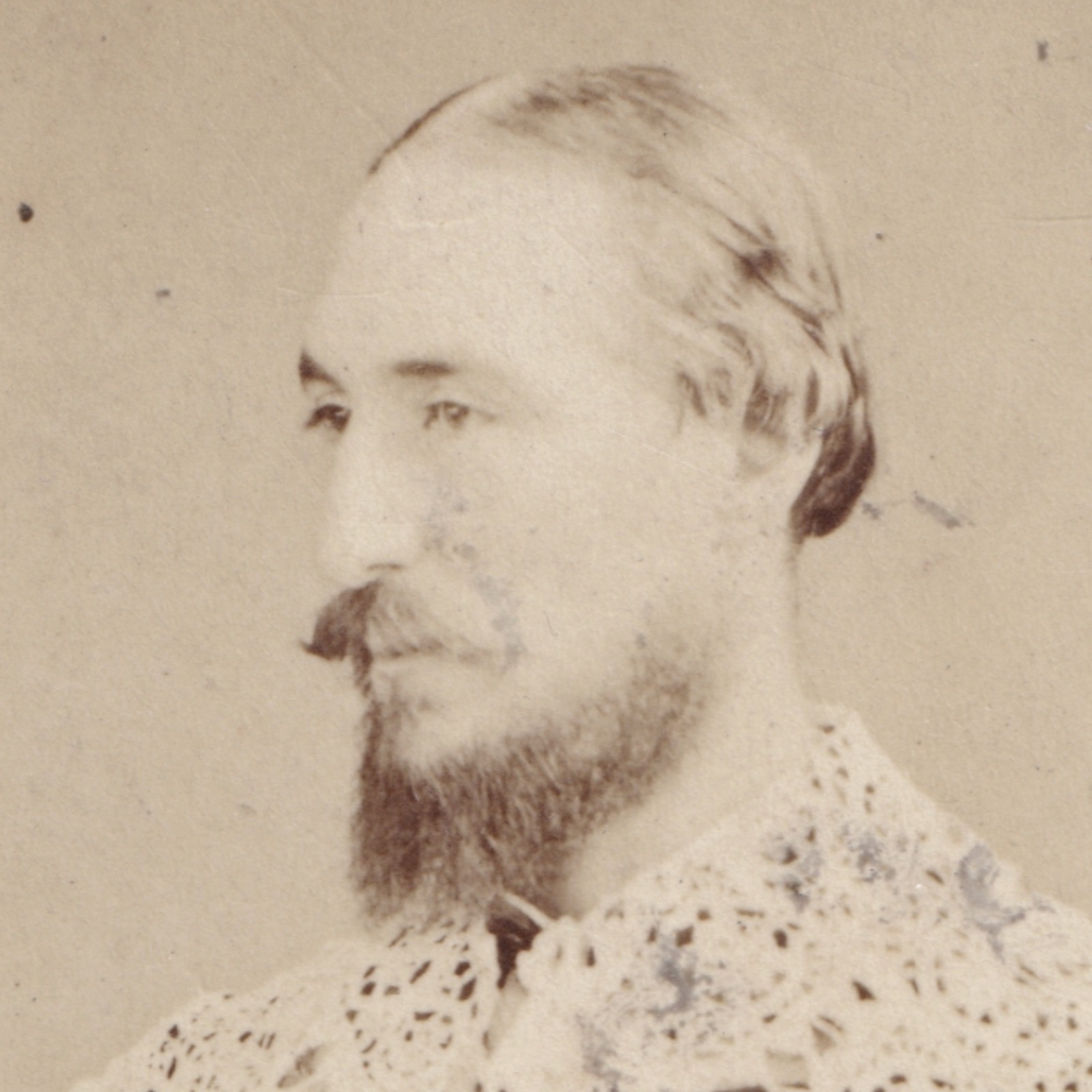 Cabinet Card: Cabinet Card: Unidentified Man, Historical Fantasy Dress. Arthur Melhuish Card.: catalogue image 2