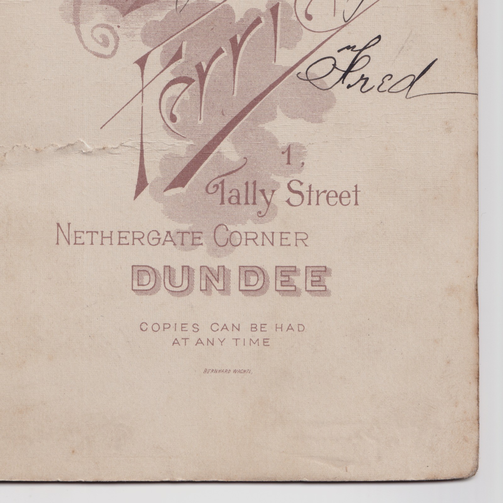 Cabinet Card: Cabinet Card W. Ferrier, Dundee. Men in Uniform. Unidentified. Possibly Shipping: catalogue image 20