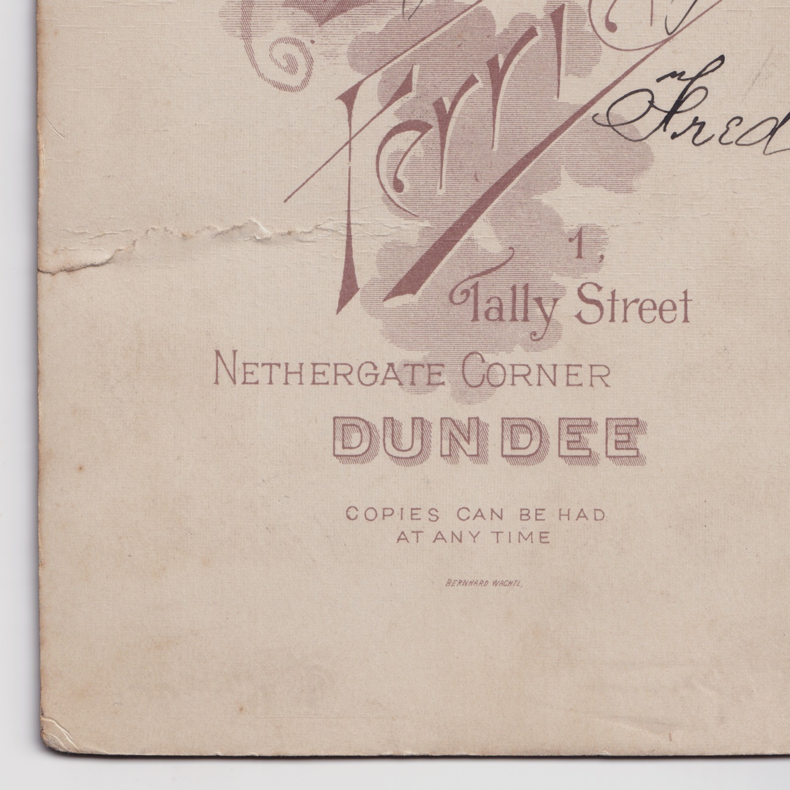 Cabinet Card: Cabinet Card W. Ferrier, Dundee. Men in Uniform. Unidentified. Possibly Shipping: catalogue image 21