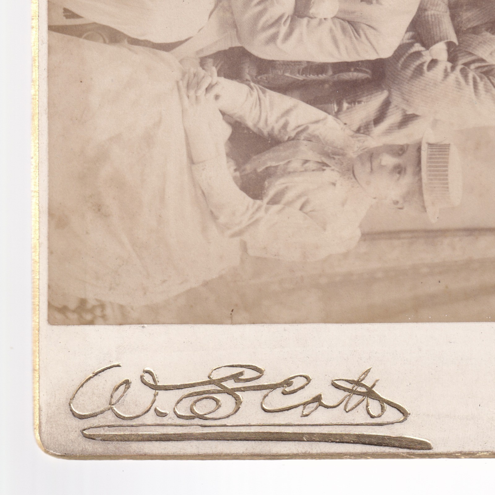 Cabinet Card: Cabinet Card: W. Scott, ILKLEY, The Grove, Group Photograph.: catalogue image 14