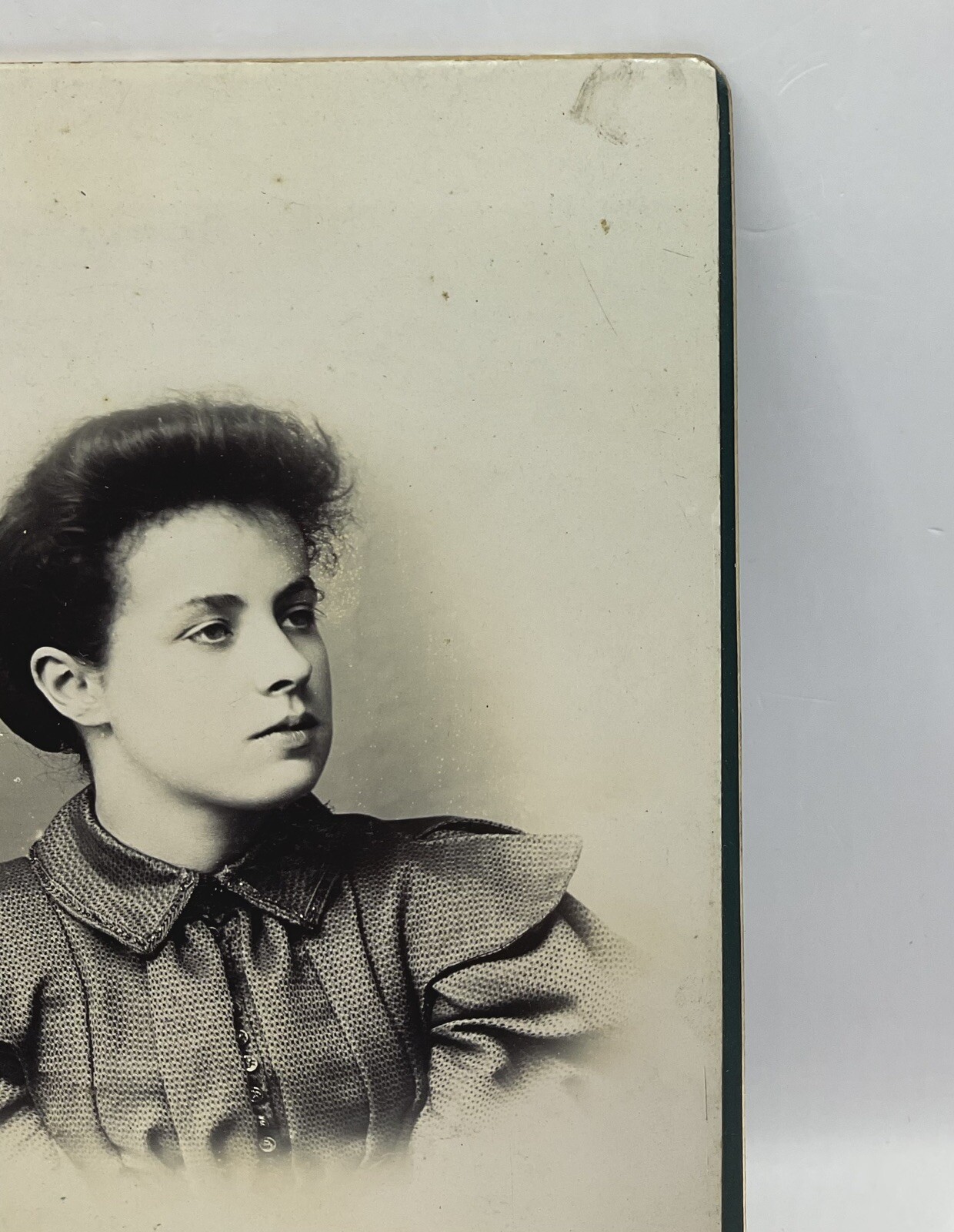 Cabinet Card: Cabinet Card: Woman with Quiff Updo Styled Hair, REEVES, Canning Town.: catalogue image 4