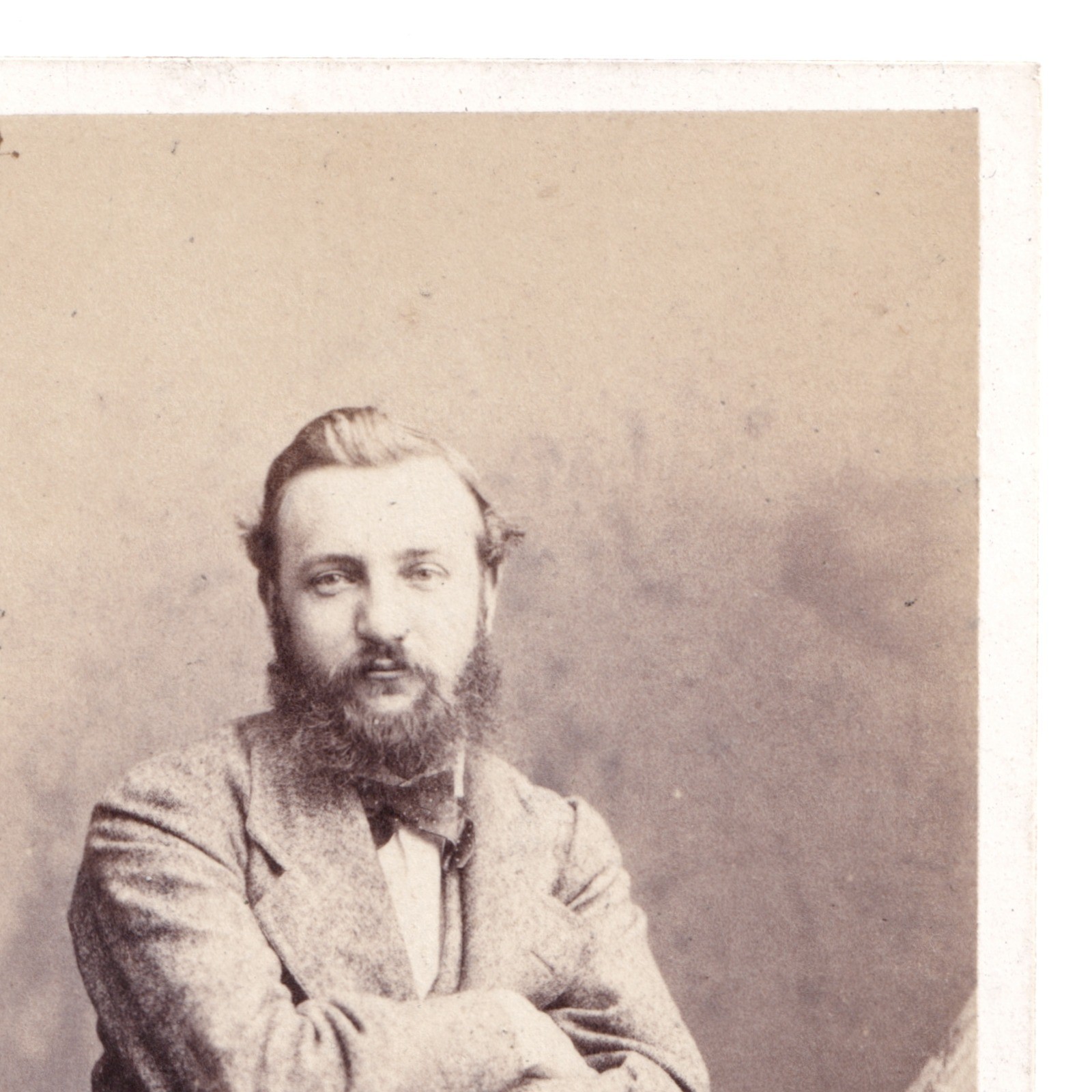 CDV: CDV: Appleton & Co Card, Bradford. Man Leaning On Chair.: catalogue image 5