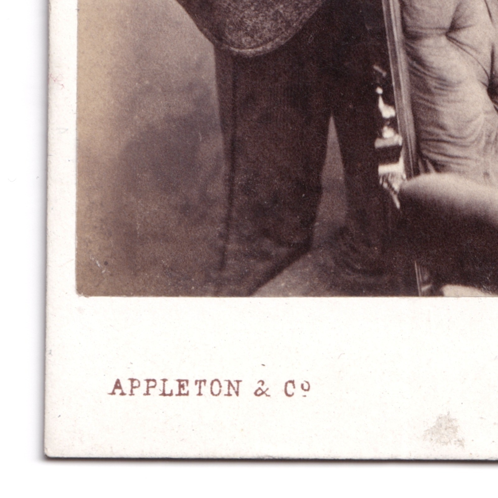 CDV: CDV: Appleton & Co Card, Bradford. Man Leaning On Chair.: catalogue image 8
