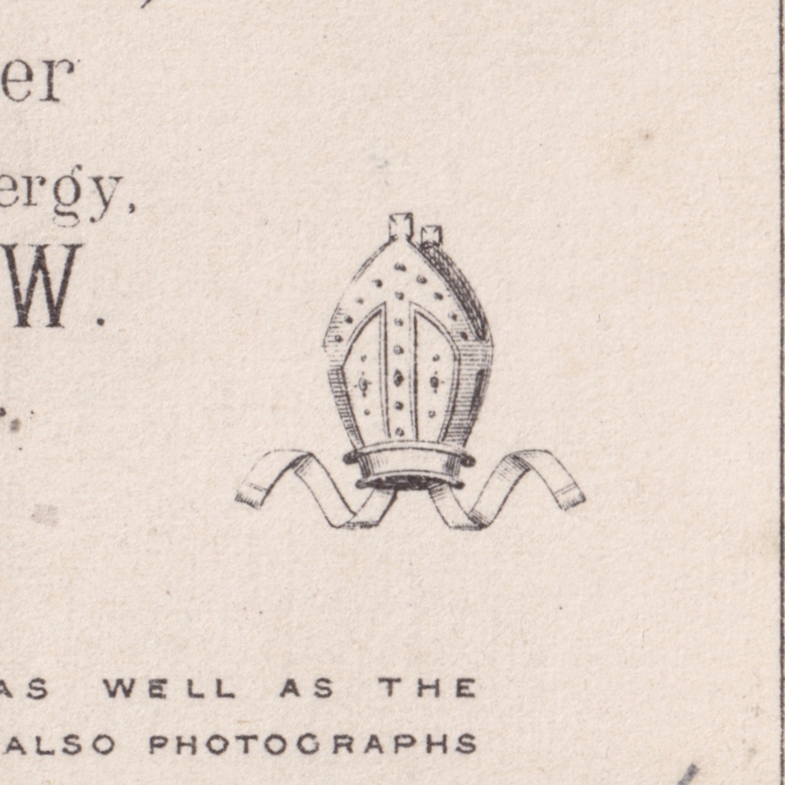 CDV: CDV, Clergyman or Religious Man with Woman. Samuel A. Walker Card. London. 13106: catalogue image 19