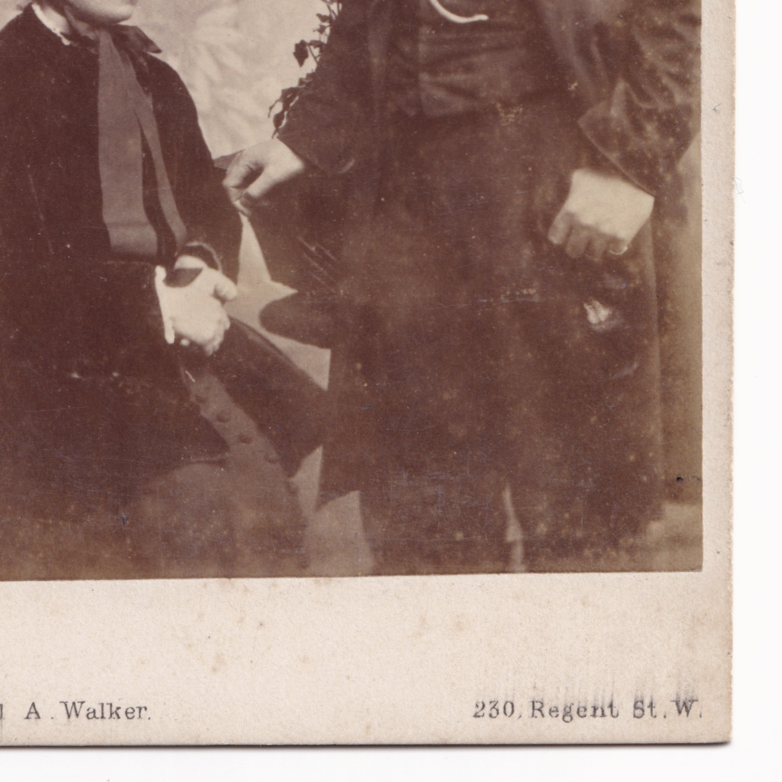 CDV: CDV, Clergyman or Religious Man with Woman. Samuel A. Walker Card. London. 13106: catalogue image 7