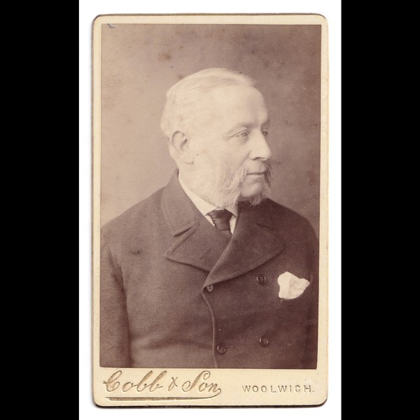 CDV: CDV: Cobb & Son Card, Woolwich. Portrait of a Man.: catalogue image 1