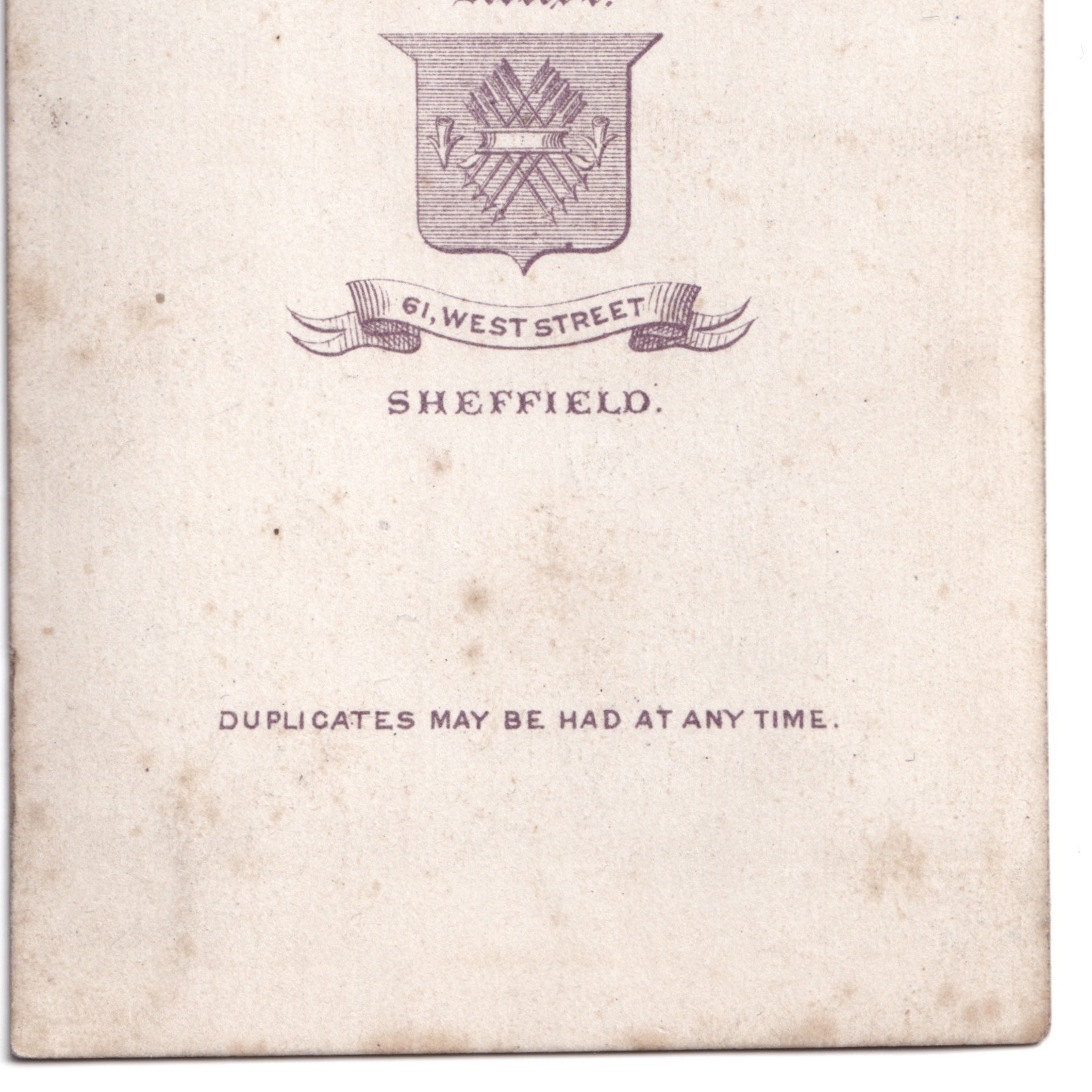 CDV: CDV: F. Barber, Sheffield Card. Bearded Man Stood Beside Ornate Desk.: catalogue image 14