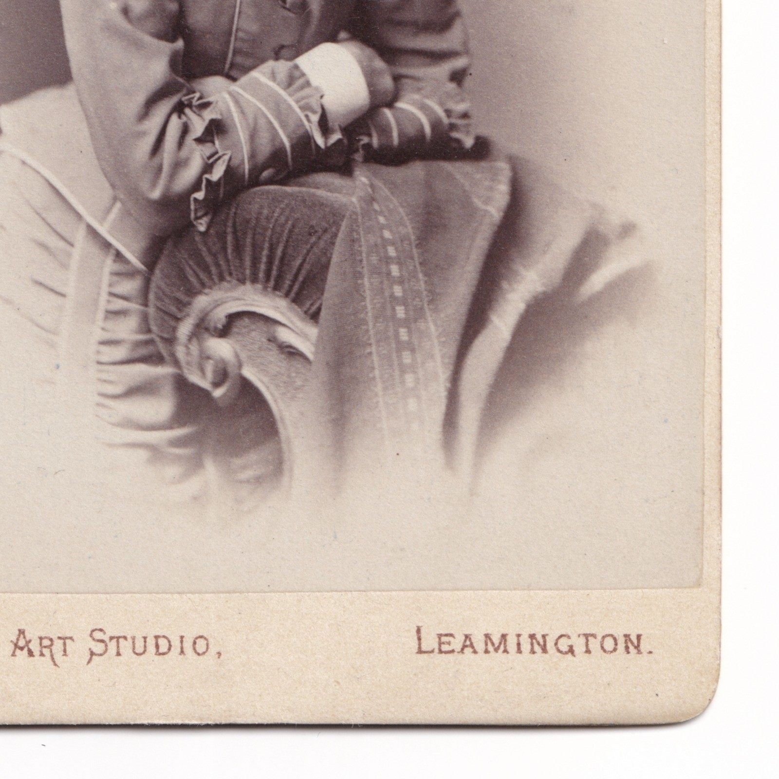 CDV: CDV: Graham's Art Studio Card, Leamington. Smiling Young Girl.: catalogue image 9