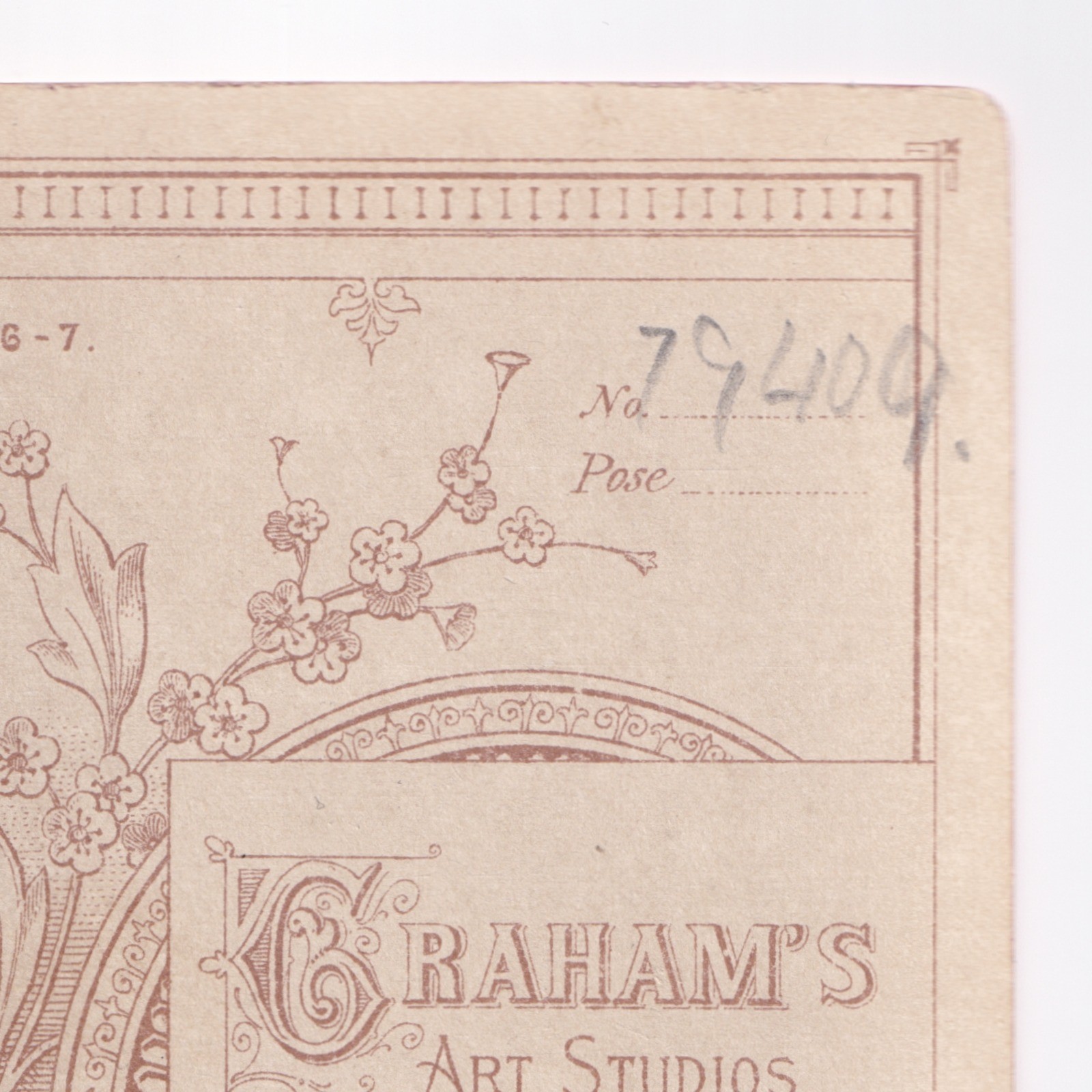 CDV: CDV: Graham's Art Studio Card, Leamington Spa. Young Woman, Head Portrait.: catalogue image 10