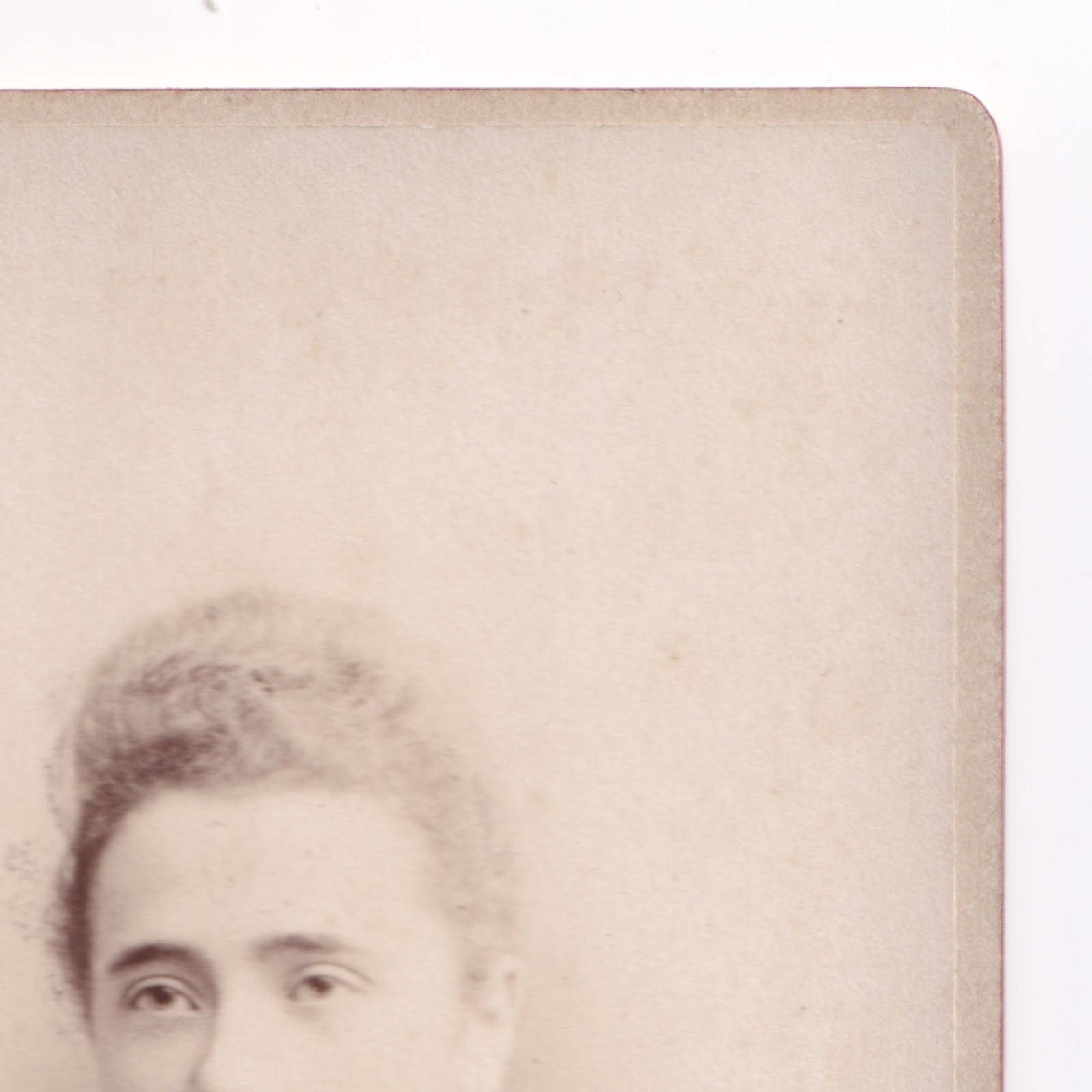 CDV: CDV: Graham's Art Studio Card, Leamington Spa. Young Woman, Head Portrait.: catalogue image 4