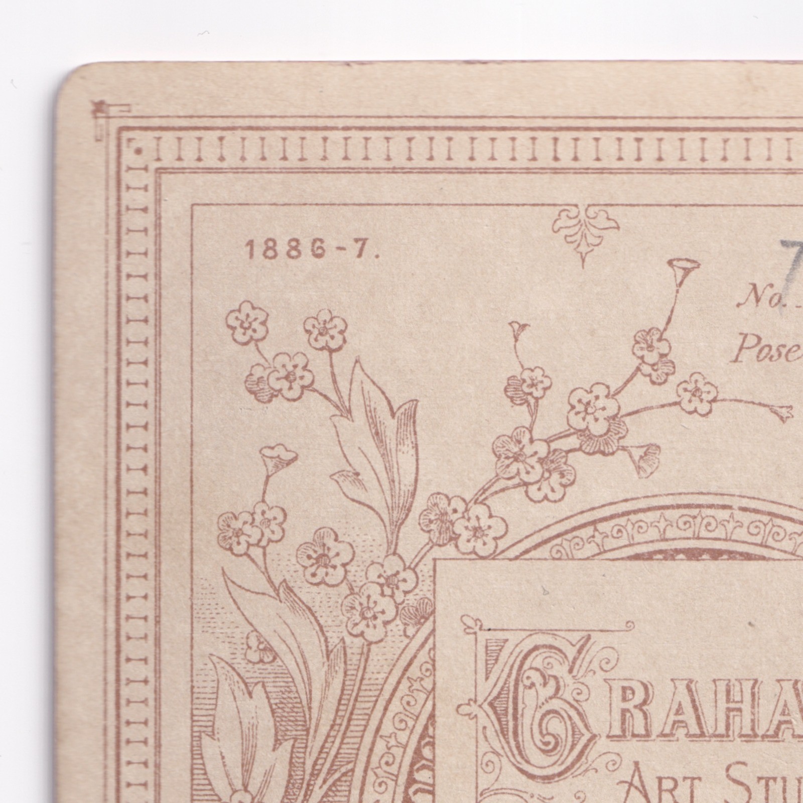 CDV: CDV: Graham's Art Studio Card, Leamington Spa. Young Woman, Head Portrait.: catalogue image 9