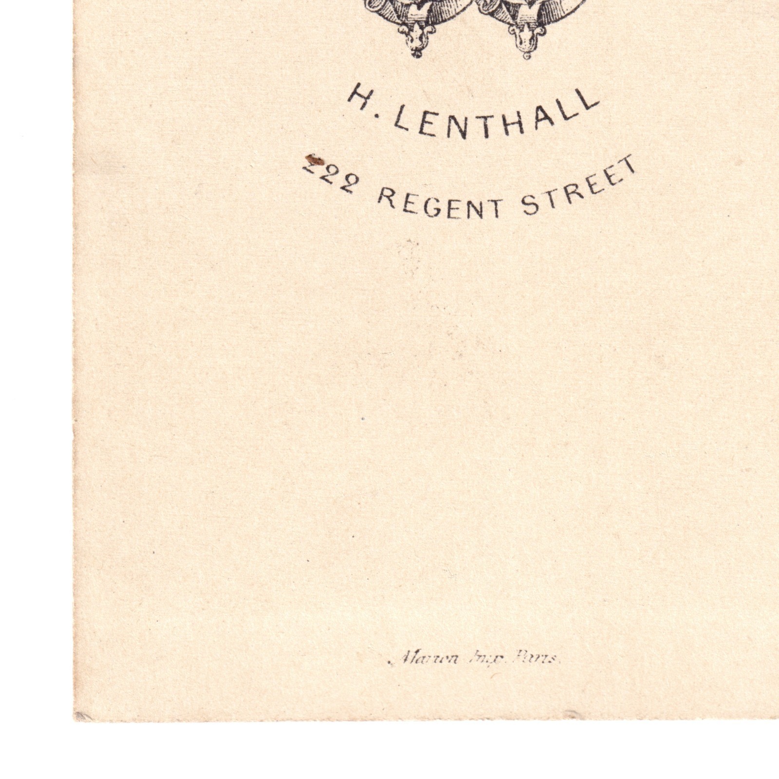 CDV: CDV, H. Lenthall Card, London. Man Seated on Ornate Chair Next to Table.: catalogue image 19
