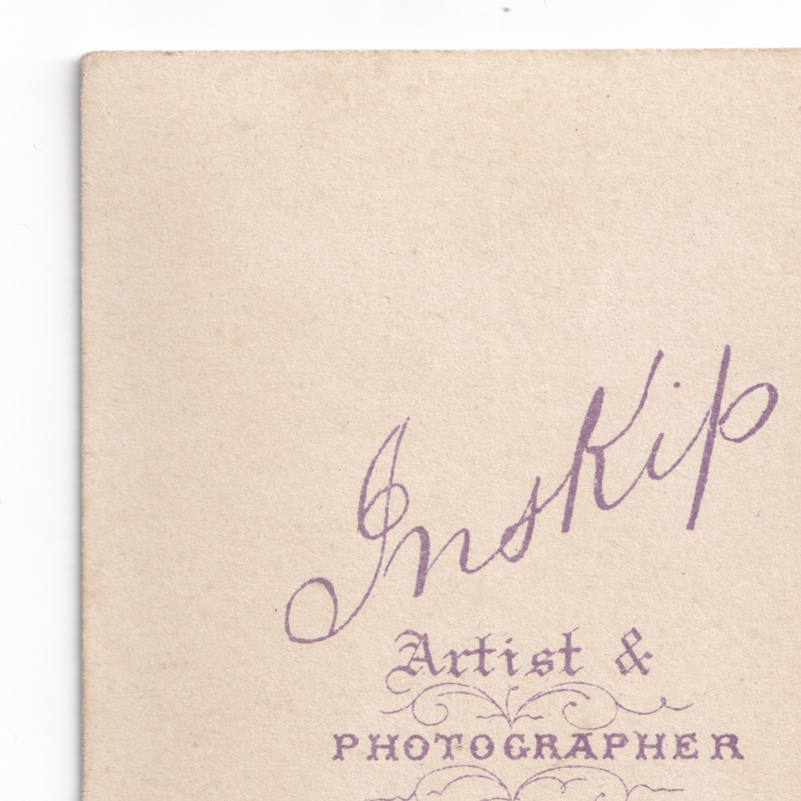 CDV: CDV: Inskip Photo, Scarboro. Older Woman with Young Girl.: catalogue image 13