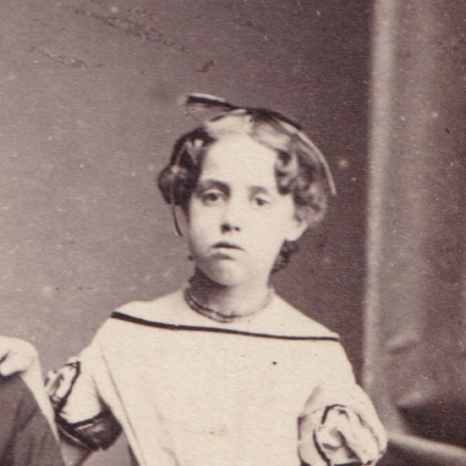CDV: CDV: Inskip Photo, Scarboro. Older Woman with Young Girl.: catalogue image 3