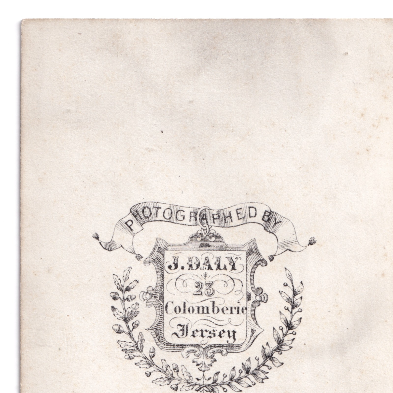 CDV: CDV, J. Daly, Jersey Card. Formal Group Portrait, 5 Men.: catalogue image 13