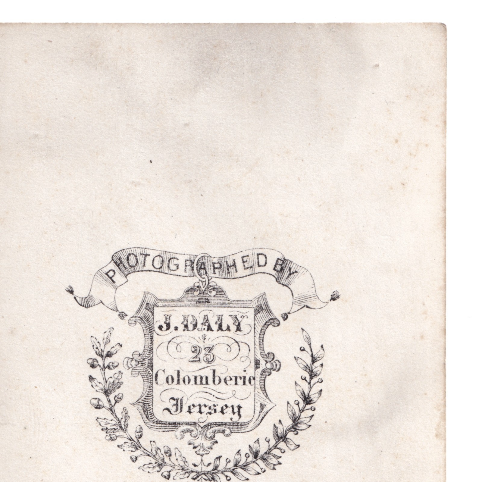 CDV: CDV, J. Daly, Jersey Card. Formal Group Portrait, 5 Men.: catalogue image 14