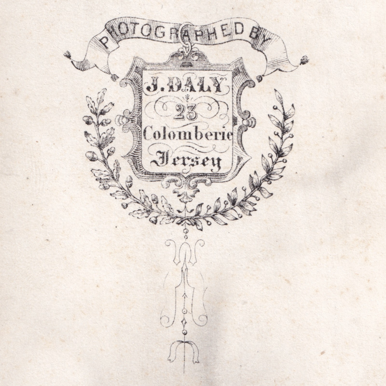 CDV: CDV, J. Daly, Jersey Card. Formal Group Portrait, 5 Men.: catalogue image 17