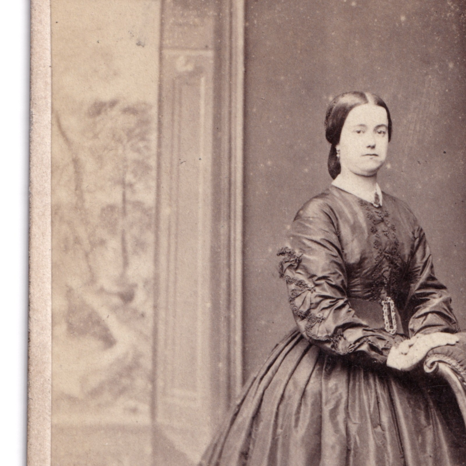 CDV: CDV: Lady in Wide Bell-Shaped Skirt. Turnbull & Son, Glasgow Card.: catalogue image 10