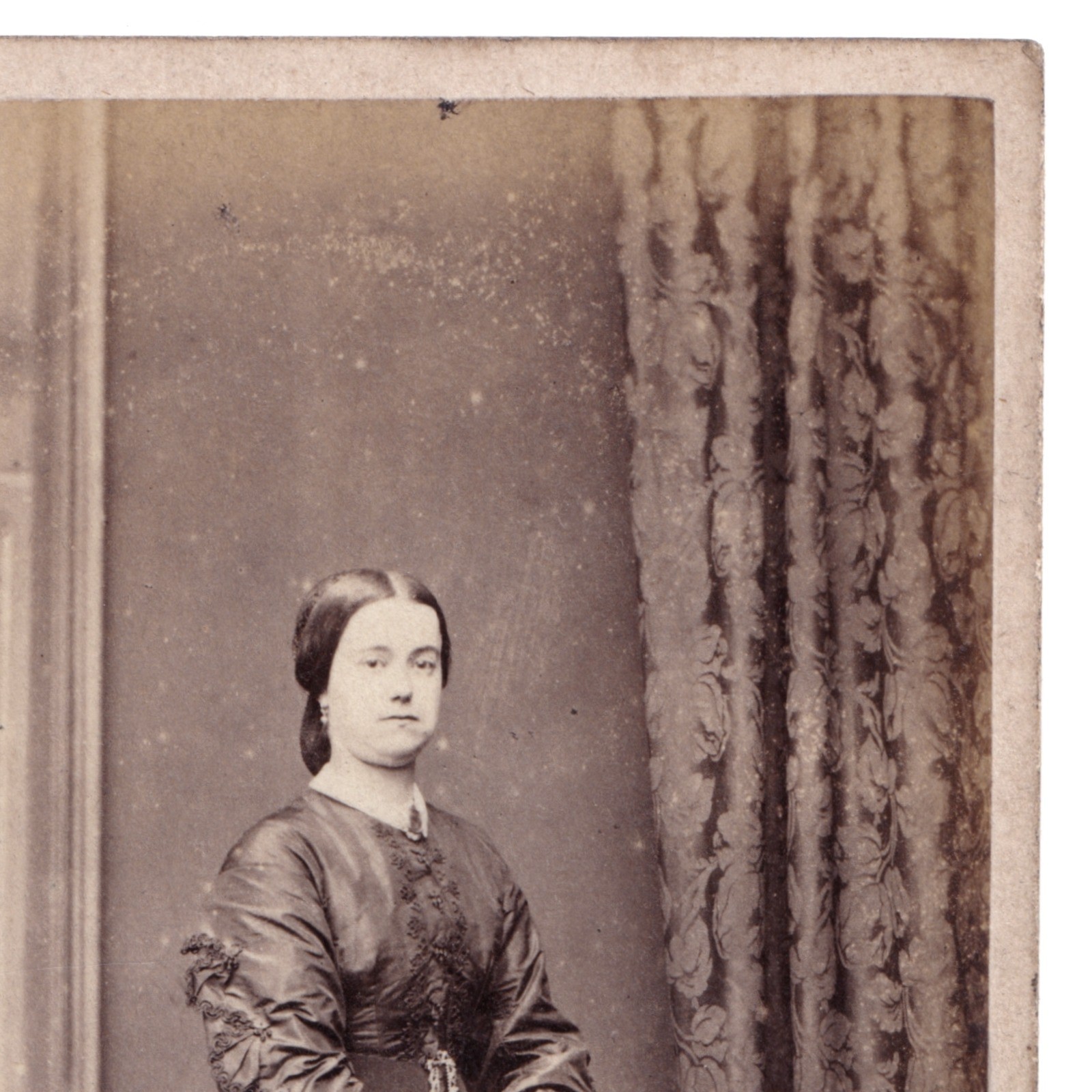 CDV: CDV: Lady in Wide Bell-Shaped Skirt. Turnbull & Son, Glasgow Card.: catalogue image 11