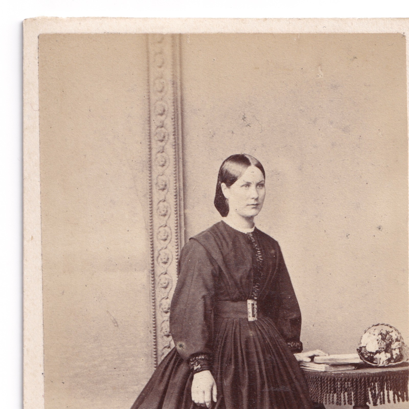 CDV: CDV: Low, Photographer, Glasgow. Young Woman in Dark Dress.: catalogue image 5