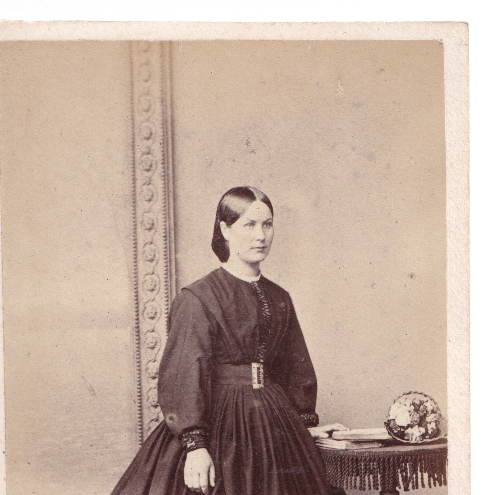 CDV: CDV: Low, Photographer, Glasgow. Young Woman in Dark Dress.: catalogue image 6