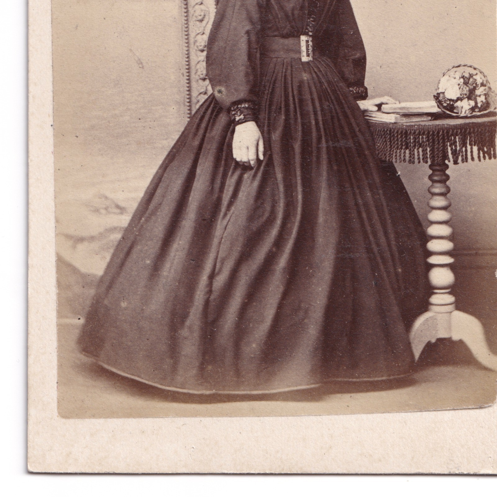 CDV: CDV: Low, Photographer, Glasgow. Young Woman in Dark Dress.: catalogue image 8