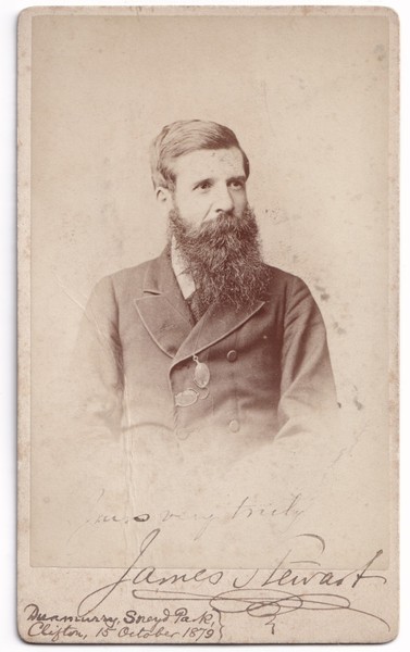 CDV: CDV Male Portrait, Possible ID, James Stewart. Frederick Hopkins, Clifton Card.: catalogue image 1